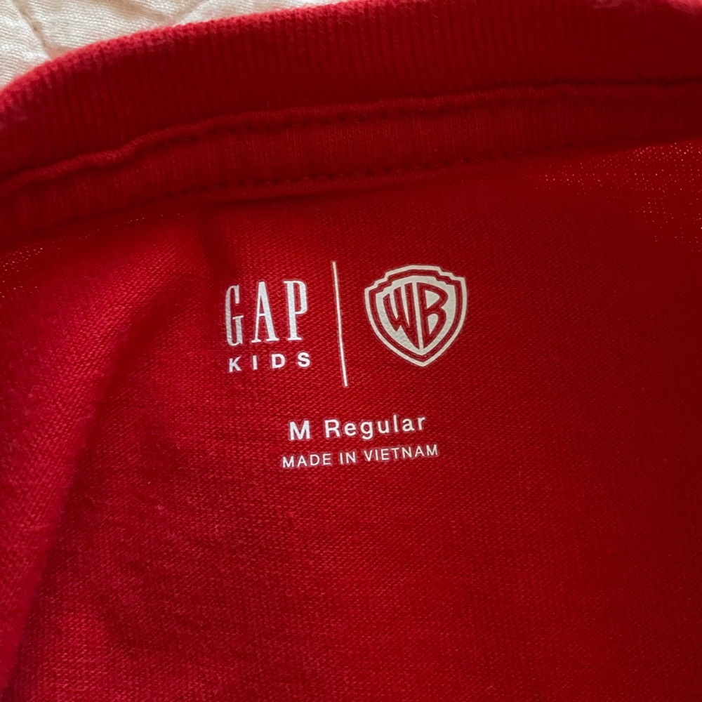 GAP Red 'Raised by Elves' Buddy the Elf Long Sleeve Tee - Picture 4 of 4